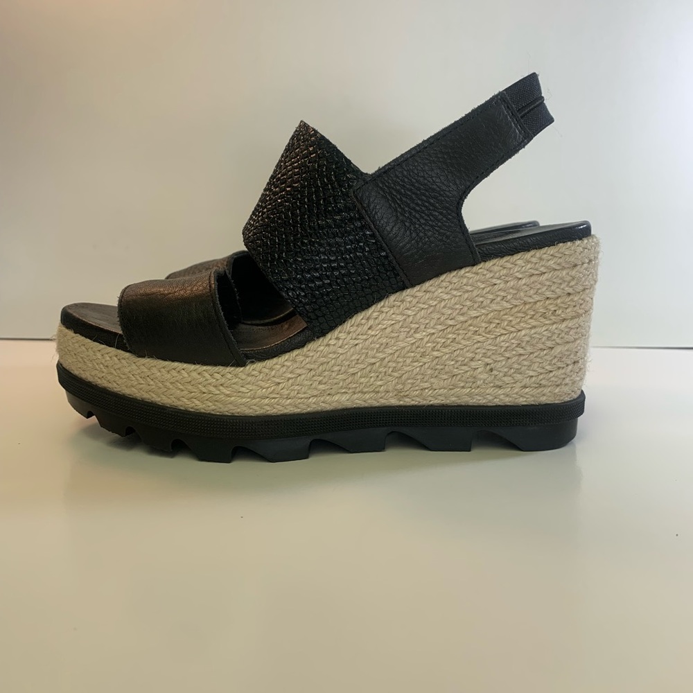 SOREL Joanie Espadrille Wedge Sandal Sz 8